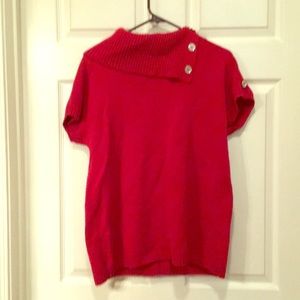 Michael Kors Red short sleeve sweater!